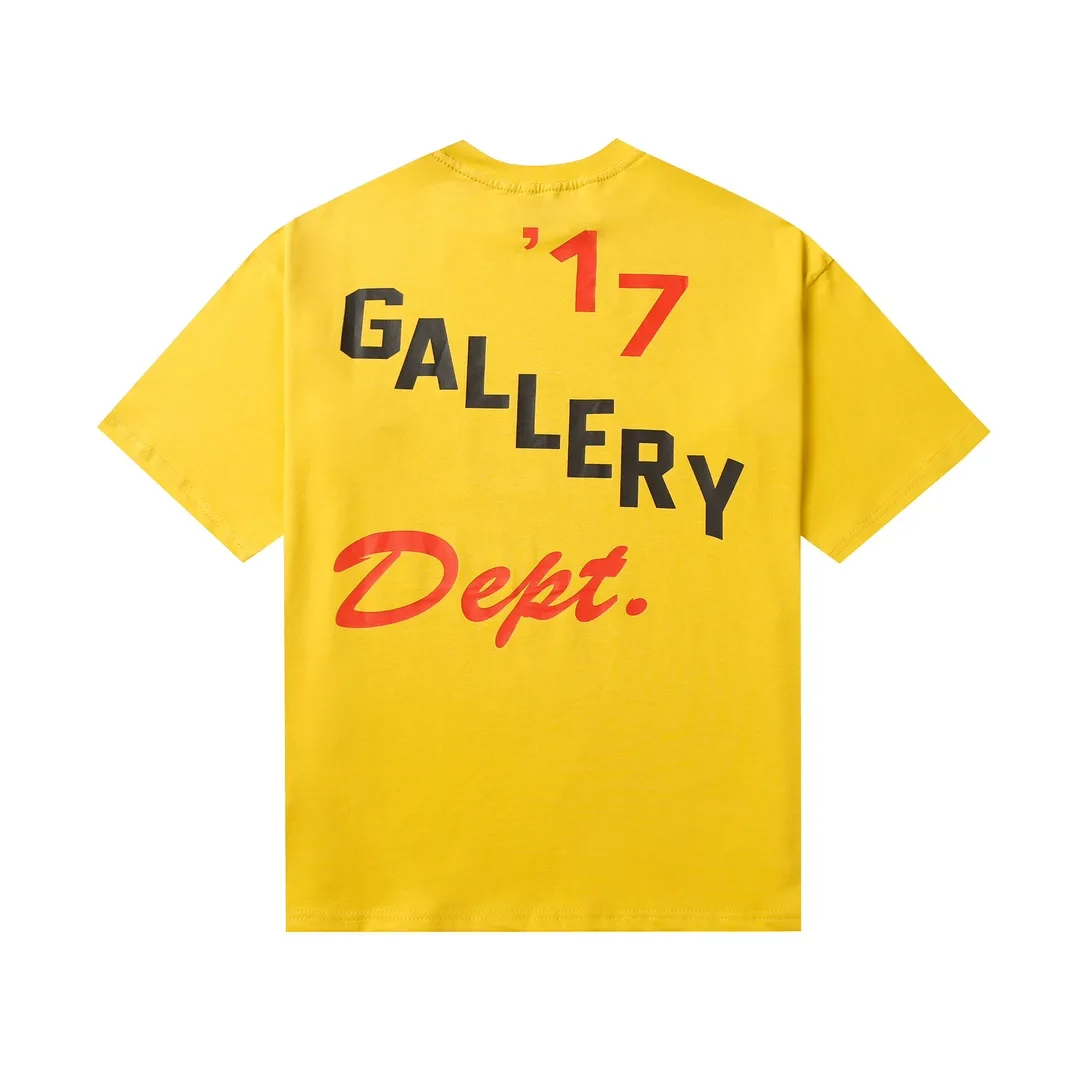 GALLERY.DEPT new summer short-sleeved model number: D3173#P106 color: apricot black yellow code number: S M L XL